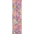 thumbnail image 1 of SAFAVIEH Madison Barrfind Geometric Runner Rug, Fuchsia/Blue, 2'3" x 8', 1 of 7