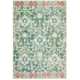 thumbnail image 1 of SAFAVIEH Madison Bayon Geometric Distressed Area Rug, Green/Ivory, 9' x 12', 1 of 9