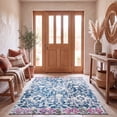 thumbnail image 1 of Safavieh Madison Bayon Damask Area Rug, Navy/Ivory, 5'3" x 7'6", 1 of 15