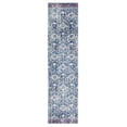 thumbnail image 1 of SAFAVIEH Madison Bayon Geometric Distressed Runner Rug, Navy/Ivory, 2' x 8', 1 of 9