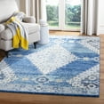 thumbnail image 1 of SAFAVIEH Madison Brandon Geometric Area Rug, Navy/Cream, 6'7" x 6'7" Square, 1 of 7
