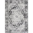 thumbnail image 1 of SAFAVIEH Madison Caden Floral Bordered Area Rug, Black/Grey, 4' x 6', 1 of 9