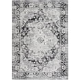 thumbnail image 1 of SAFAVIEH Madison Caden Floral Bordered Area Rug, Black/Grey, 8' x 10', 1 of 9