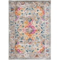 thumbnail image 1 of SAFAVIEH Madison Caden Floral Bordered Area Rug, Grey/Fuchsia, 3' x 5', 1 of 9