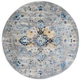 thumbnail image 1 of SAFAVIEH Madison Caden Floral Bordered Area Rug, Grey/Gold, 6'7" x 6'7" Round, 1 of 7