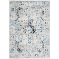 thumbnail image 1 of SAFAVIEH Madison Caden Floral Bordered Area Rug, Ivory/Blue, 3' x 5', 1 of 9