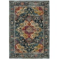 thumbnail image 1 of SAFAVIEH Madison Caden Floral Bordered Area Rug, Teal/Fuchsia, 2'3" x 4', 1 of 5