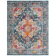 SAFAVIEH Blossom Tobias Floral Area Rug, Purple/Sage, 8' x 10 ...