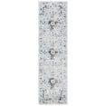 thumbnail image 1 of SAFAVIEH Madison Caden Floral Bordered Runner Rug, Ivory/Blue, 2'3" x 8', 1 of 8