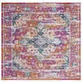 thumbnail image 1 of SAFAVIEH Madison Caden Oriental Area Rug, Fuchsia/Gold, 8' x 8' Square, 1 of 14