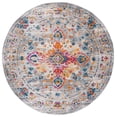 thumbnail image 1 of SAFAVIEH Madison Caden Oriental Area Rug, Grey/Fuchsia, 3' x 3' Round, 1 of 13