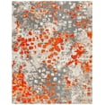 thumbnail image 1 of SAFAVIEH Madison Candelario Abstract Area Rug, Grey/Orange, 9' x 12', 1 of 9