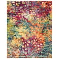 thumbnail image 1 of SAFAVIEH Madison Candelario Abstract Polka Dots Area Rug, Fuchsia/Gold, 9' x 12', 1 of 8