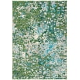 thumbnail image 1 of SAFAVIEH Madison Candelario Abstract Polka Dots Area Rug, Green/Turquoise, 5'3" x 7'6", 1 of 8
