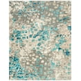 thumbnail image 1 of SAFAVIEH Madison Candelario Abstract Polka Dots Area Rug, Grey/Blue, 12' x 15', 1 of 8