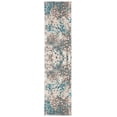 thumbnail image 1 of SAFAVIEH Madison Candelario Abstract Runner Rug, Grey/Blue, 2'2" x 16', 1 of 9