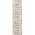 thumbnail image 1 of SAFAVIEH Madison Candelario Abstract Polka Dots Runner Rug, Grey/Gold, 2'2" x 12', 1 of 8