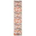 thumbnail image 1 of SAFAVIEH Madison Candelario Abstract Polka Dots Runner Rug, Grey/Orange, 2'2" x 22', 1 of 8