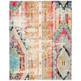 thumbnail image 1 of SAFAVIEH Madison Christabella Overdyed Striped Area Rug, Blue/Orange, 12' x 18', 1 of 7