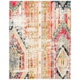 thumbnail image 1 of SAFAVIEH Madison Christabella Overdyed Striped Area Rug, Grey/Orange, 12' x 15', 1 of 7