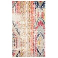 thumbnail image 1 of SAFAVIEH Madison Christabella Overdyed Striped Area Rug, Grey/Orange, 3' x 5', 1 of 7