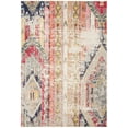 thumbnail image 1 of SAFAVIEH Madison Christabella Overdyed Striped Area Rug, Grey/Orange, 6' x 9', 1 of 7