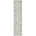 thumbnail image 1 of SAFAVIEH Madison Clyde Abstract Runner Rug, Light Blue/Beige, 2' x 8', 1 of 7