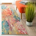 thumbnail image 1 of SAFAVIEH Madison Colleen Abstract Distressed Runner Rug, Ivory/Multi, 2'2" x 16', 1 of 9