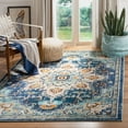 thumbnail image 1 of SAFAVIEH Madison Dalia Oriental Area Rug, Blue/Light Blue, 5' x 5' Square, 1 of 14