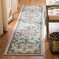 thumbnail image 1 of SAFAVIEH Madison Dalia Oriental Runner Rug, Cream/Blue, 2'2" x 18', 1 of 11