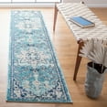 thumbnail image 1 of SAFAVIEH Madison Dalia Oriental Runner Rug, Teal/Navy, 2'2" x 14', 1 of 11