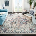 thumbnail image 1 of SAFAVIEH Madison Dalia Oriental Area Rug, Cream/Blue, 12' x 12' Square, 1 of 16