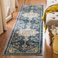 thumbnail image 1 of SAFAVIEH Madison Dalia Oriental Runner Rug, Blue/Light Blue, 2'2" x 14', 1 of 11