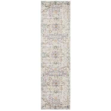 SAFAVIEH Madison Dalia Vintage Traditional Runner Rug, Grey/Gold, 2'2" x 20'