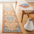 thumbnail image 1 of SAFAVIEH Madison Dalia Oriental Runner Rug, Orange/Teal, 2' x 8', 1 of 12