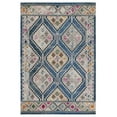 thumbnail image 1 of SAFAVIEH Madison Dayna Trellis Bordered Area Rug, Blue/Beige, 6' x 9', 1 of 8