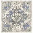 thumbnail image 1 of SAFAVIEH Madison Elinor Traditional Distressed Area Rug, Beige/Purple, 6'7" x 6'7" Square, 1 of 8