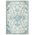thumbnail image 1 of SAFAVIEH Madison Elinor Traditional Distressed Area Rug, Teal/Beige, 6' x 9', 1 of 8