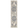 thumbnail image 1 of SAFAVIEH Madison Elinor Traditional Distressed Runner Rug, Beige/Purple, 2' x 8', 1 of 8