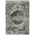 thumbnail image 1 of SAFAVIEH Madison Emil Overdyed Medallion Area Rug, Light Grey/Blue, 8' x 10', 1 of 4