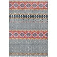 thumbnail image 1 of SAFAVIEH Madison Emmet Geometric Area Rug, Navy/Ivory, 6'7" x 6'7" Round, 1 of 2