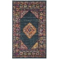 thumbnail image 1 of SAFAVIEH Madison Emmet Traditional Area Rug, Blue/Fuchsia, 2'3" x 3'11", 1 of 7