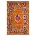 thumbnail image 1 of SAFAVIEH Madison Emmet Traditional Area Rug, Orange/Fuchsia, 6'7" x 6'7" Square, 1 of 10