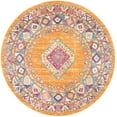 thumbnail image 1 of SAFAVIEH Madison Emmet Traditional Area Rug, Orange/Fuchsia, 8' x 8' Round, 1 of 6