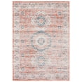 thumbnail image 1 of SAFAVIEH Madison Emmet Traditional Area Rug, Rust/Ivory, 4'5" x 6'5", 1 of 8