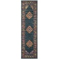 thumbnail image 1 of SAFAVIEH Madison Emmet Traditional Runner Rug, Blue/Fuchsia, 2'3" x 10', 1 of 11