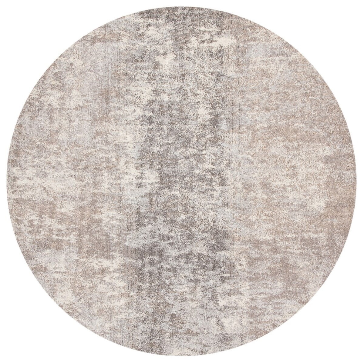 SAFAVIEH Madison Flowers Vintage Abstract Area Rug, Grey/Beige, 8' x 8