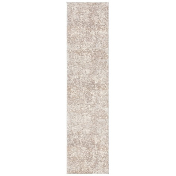 SAFAVIEH Madison Flowers Vintage Abstract Runner Rug, Grey/Beige, 2'2" x 16'