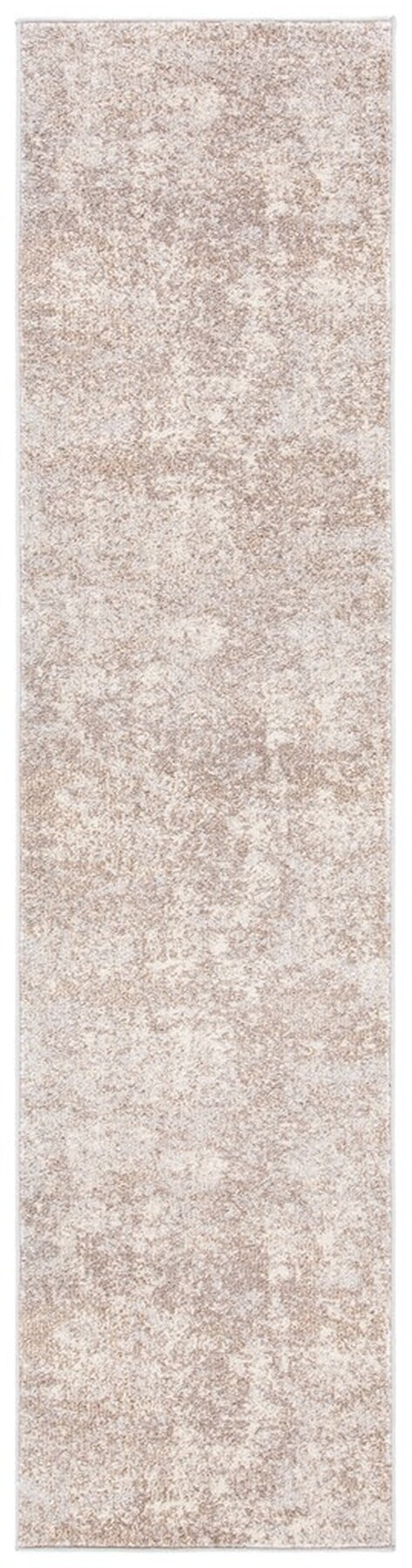 Gray and Beige Flat Woven Reversible Runner Rug