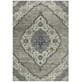 thumbnail image 1 of SAFAVIEH Madison Frazier Floral Geometric Area Rug, Light Grey/Blue, 5'3" x 7'6", 1 of 4